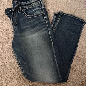 Mens Silver jeans